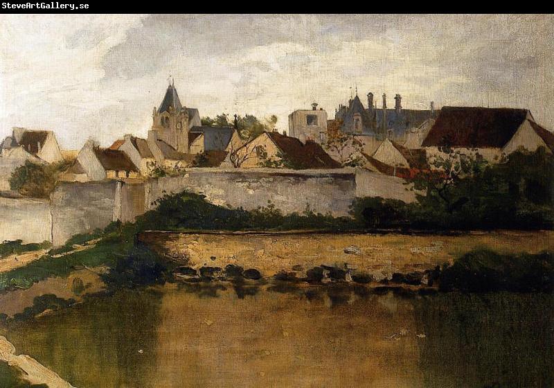 Charles-Francois Daubigny The Village, Auvers-sur-Oise